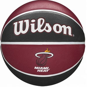 Мяч баскетбольный Wilson NBA Team Tribute Miami Heat АРТ.Wtb1300xbmia