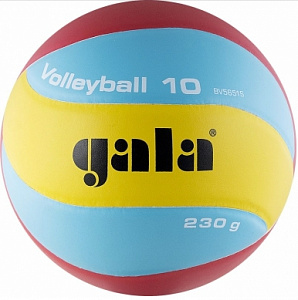 Мяч волейбольный GALA 230 Light 10 BV5651S р. 5 голубой-красный-желтый
