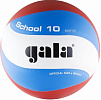 Мяч волейбольный GALA School 10 BV5711S р. 5 белый-голубой-красный